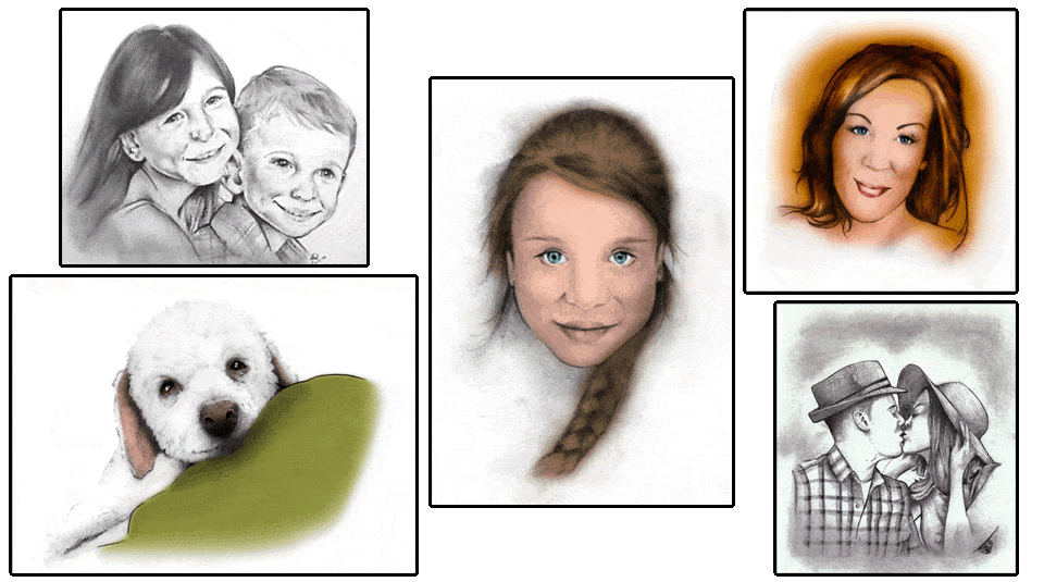 Portraits I have recently sketched